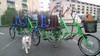 Parallelcykel til 4 personer med gear og EL-motor se fotos