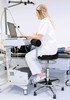 Sanus Højstol: Ergonomisk stol m. fodstøtte til laboratorier el køkken