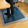 Yoga Sidde og Stå underlag (SOS), 120 x 150 cm, Semi gennemsigtigt