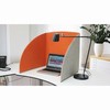 StandUp bordskærm / lydabsorberende støjskærm, grå/orange
