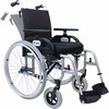 Aluminiums kørestol med regulérbart ryglæn