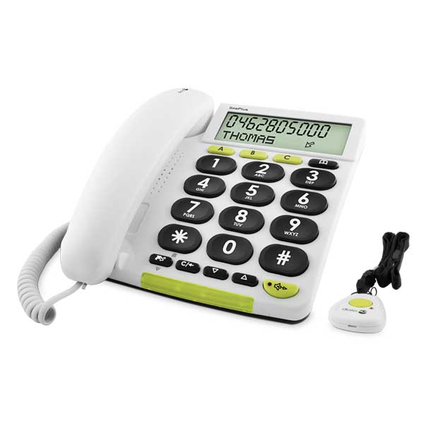 til SeePlus Call 314, Hjælpemiddelbasen Doro telefon fra 314ci doro Tele talende synshandicappede -