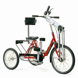 Tre- og firehjulede hånddrevne cykler fra Nielsen Rehab & Hospitalsartikler A/S - Hjælpemiddelbasen