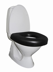 Balleskåneren Sort  - eksempel fra produktgruppen polstring til toiletsæder