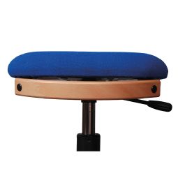 Ergoret Arbejdsstol Com. ergonomisk stol, m/polstret sæde, m/gas