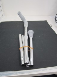Aluminiums støttestok, sammenklappelig  - eksempel fra produktgruppen håndstokke, sammenklappelige