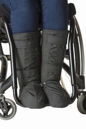 Varmeisolerende sko og støvler til brug i kørestol i seng - Hjælpemiddelbasen
