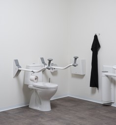 Toiletstøtter - opklappelige og vægmontering