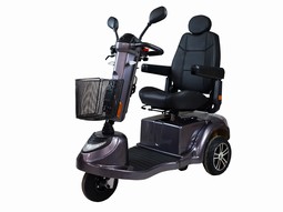 Lindebjerg El-scooter LM-550  - eksempel fra produktgruppen elkørestole, manuel styring, klasse b (til indendørs og udendørs brug)