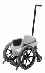 Trippel minikørestol - gåkørestol til helt små børn  - eksempel fra produktgruppen manuelle kørestole med fast ramme, standardmål