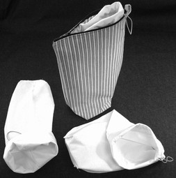 Tasker til urinkolber  - eksempel fra produktgruppen holdere og tasker til urinkolber