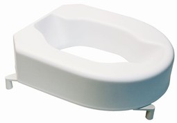 Etac Hi-Loo løstmonteret toiletforhøjer med kanstop uden låg