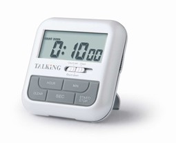 Køkkenminutur Talking timer & clock