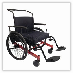 Bariatrisk Komfort Kørestol Eclipse - op til 270/450 Kg  - eksempel fra produktgruppen manuelle kørestole med fast ramme, standardmål
