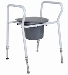 Toiletstol, fritstående