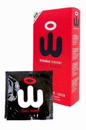 Wingman Kondom - for en hånd