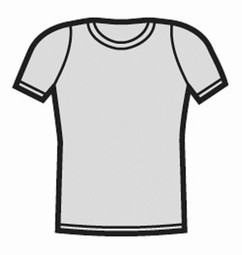Padycare sølvtekstil, kortærmet T-shirt til kvinder