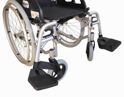 Marlin kørestol, stål, fås i 4 forskellige bredder