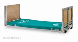 FloorBed2  - eksempel fra produktgruppen indstillelige senge, 4-delt liggeflade, motoriseret