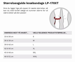 Knæbandage med stålfjedre