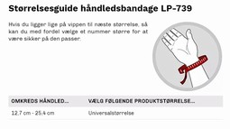 Håndledsbandage neopren med velcrolukning