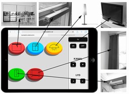 ODSIF smarthome-løsning  - eksempel fra produktgruppen trådløse fjernbetjeninger