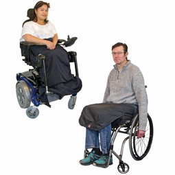 Kørestolsdækken  - eksempel fra produktgruppen knæposer og køretæpper