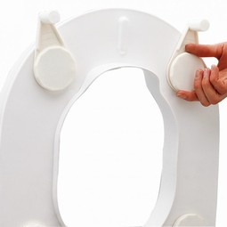 Hi-Loo Løsmonteret Toiletforhøjer 10 cm med låg