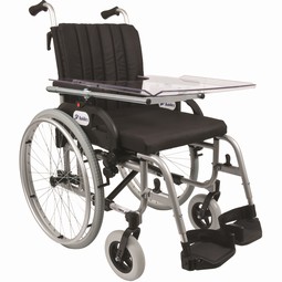 Sammenklappeligt kørestolsbord