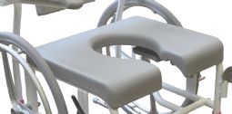Bariatrisk bade-/toiletstol M2 200 kg drivhjul