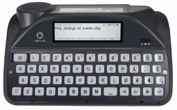 LightWriter SL50  - eksempel fra produktgruppen skrivebaserede samtaleapparater