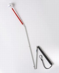 Ambutech Mobilitystok, kulfiber m. standard spids, 4-delte