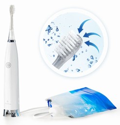 Elektrisk Tandbørste med Sugefunktion og LED-lys