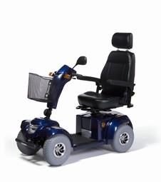 Ceres 4 DeLuxe El scooter  - eksempel fra produktgruppen elkørestole, manuel styring, klasse b (til indendørs og udendørs brug)