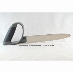Kniv vinklet med glat skær kokkekniv/kødkniv - eksempel fra produktgruppen allround køkkenknive Kniv vinklet med glat skær kokkekniv/kødkniv - eksempel fra produktgruppen allround køkkenknive
