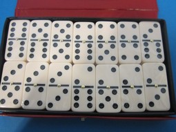 Domino store brikker Dobbelt 6