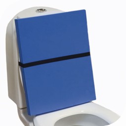 Svan Balance Ryg polster  - eksempel fra produktgruppen toiletrygstøtter monteret på toilettet