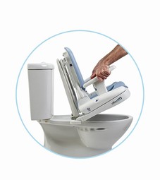 HTS Rifton, bade- og toiletstol til mont. direkte på toilet
