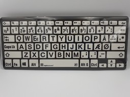 XLPrint Blutooth til PC  - eksempel fra produktgruppen tastaturer med visuelt tydelige taster
