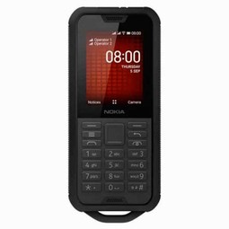 Nokia 800 mobiltelefon sort  - eksempel fra produktgruppen mobiltelefoner