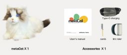 metaCat Demenskat - Interaktiv Selskabskat - Robotkat (genopladelig)