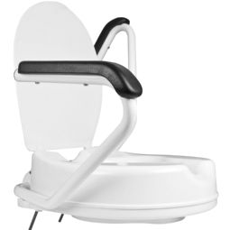 Toiletforhøjer med sæde og armlæn - 10 cm