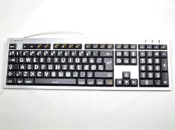 LogicKeyboard tastatur Mac ALBA version  - eksempel fra produktgruppen tastaturer med visuelt tydelige taster