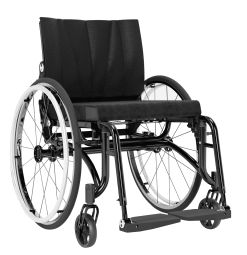 Etac Xact letvægts fastrammekørestol  - eksempel fra produktgruppen manuelle kørestole med fast ramme, standardmål