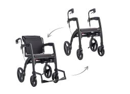 Rollz Motion Kombineret rollator og transportkørestol