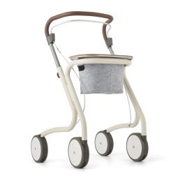 By Acre Scandinavian Bulter indendørs rollator - eksempel fra produktgruppen rollatorer med 4 hjul, skubbes By Acre Scandinavian Bulter indendørs rollator - eksempel fra produktgruppen rollatorer med 4 hjul, skubbes