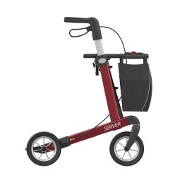 Server rollator med soft hjul (PU)
