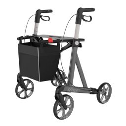 Server HD (Heavy Duty) rollator med soft hjul (PU)