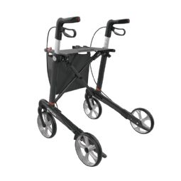 Athlon SL kulfiber rollator med soft hjul (PU)