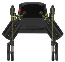 Navigator med drejbare underarmsstøtter